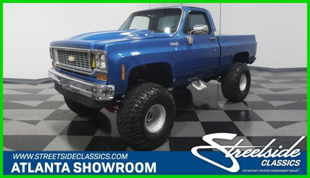 1973 Blue Chevrolet K-10