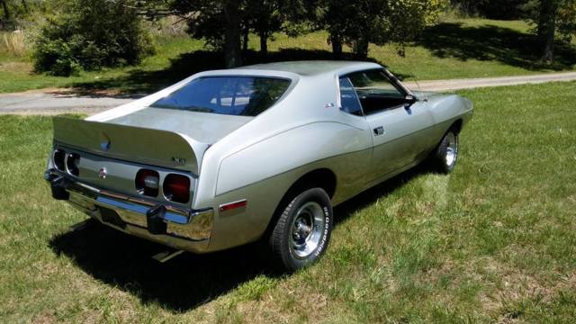 1973 Silver AMC Javelin Coupe