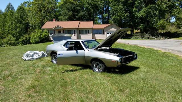 1973 Silver AMC Javelin Coupe