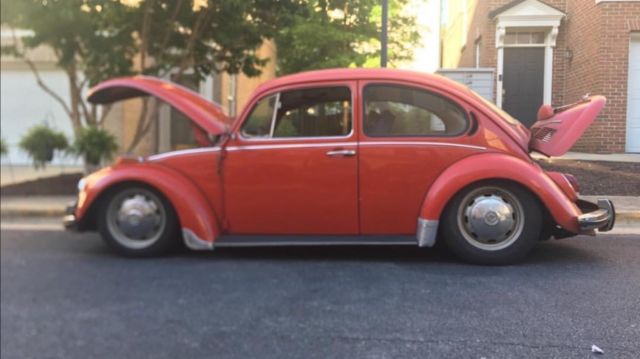 1973 Red Volkswagen Beetle - Classic Coupe