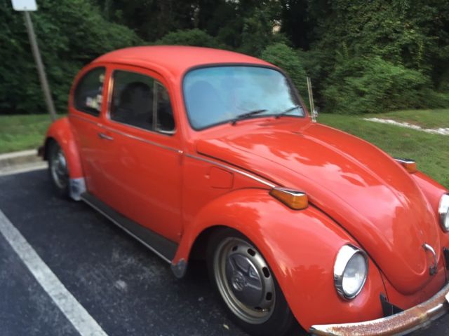 1973 Red Volkswagen Beetle - Classic Coupe
