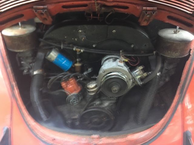 1973 Red Volkswagen Beetle - Classic Coupe