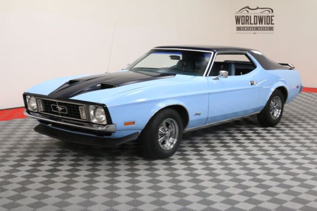 1973 Blue Ford Mustang Coupe