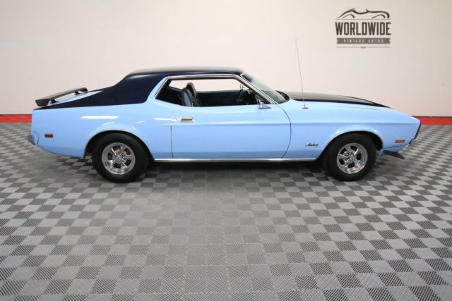 1973 Blue Ford Mustang Coupe