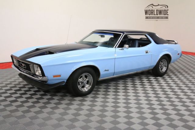 1973 Blue Ford Mustang Coupe
