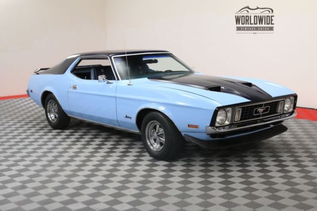 1973 Blue Ford Mustang Coupe