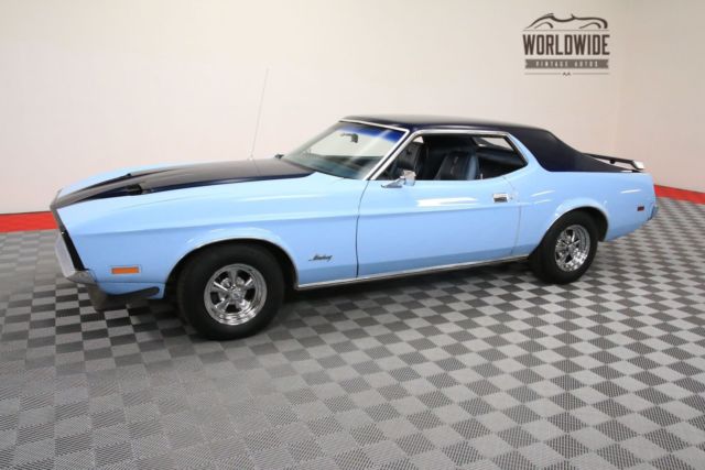 1973 Blue Ford Mustang Coupe