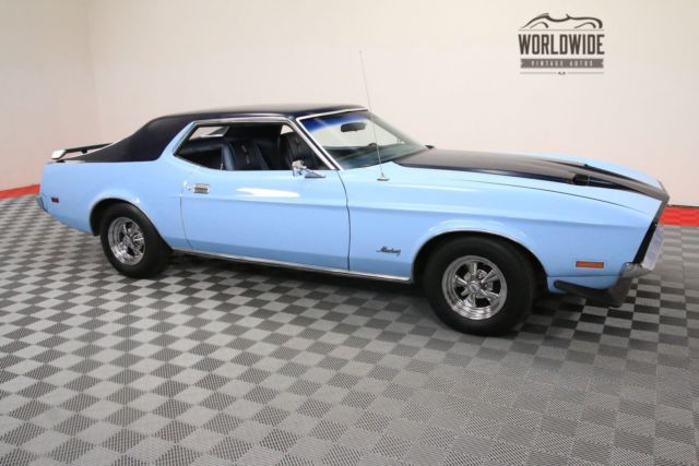 1973 Blue Ford Mustang Coupe