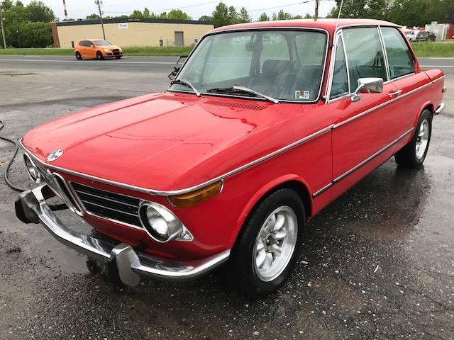 1973 Red BMW 2002 Coupe