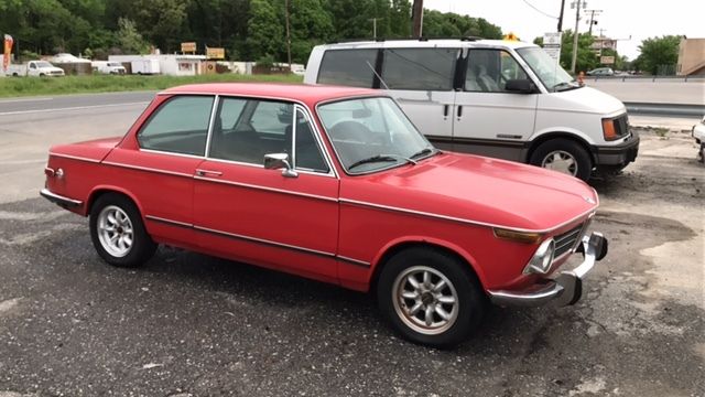 1973 Red BMW 2002 Coupe