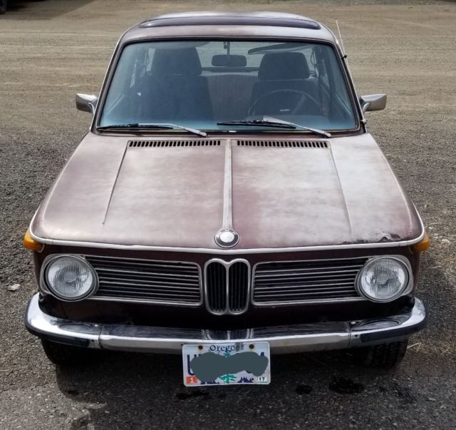 1973 Burgundy BMW 2002 Coupe