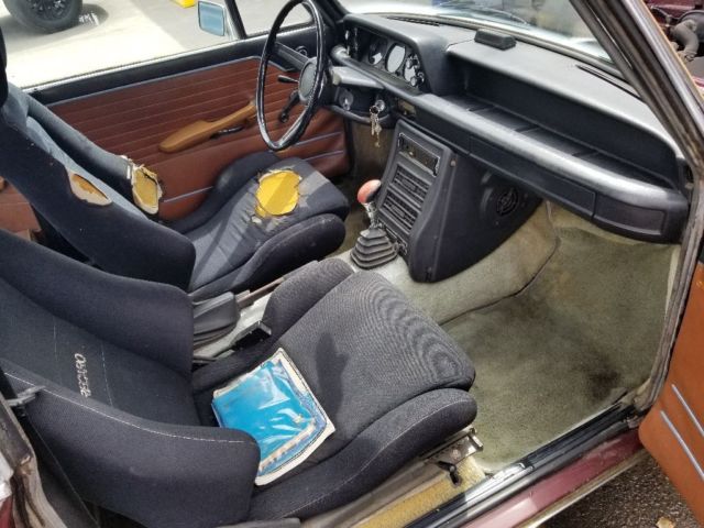 1973 Burgundy BMW 2002 Coupe