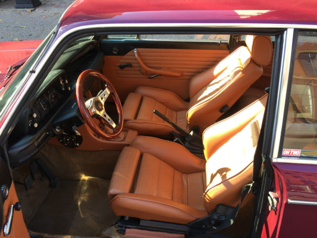 1973 Burgundy BMW 2002