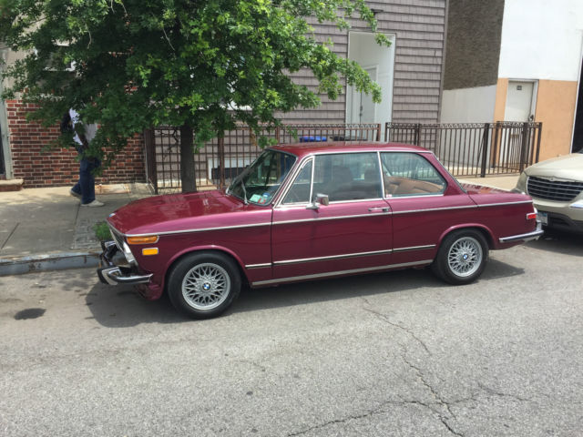 1973 Burgundy BMW 2002