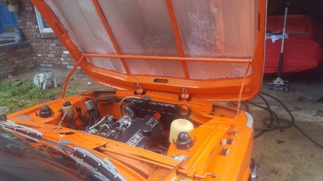 1973 Orange BMW 2002 Coupe