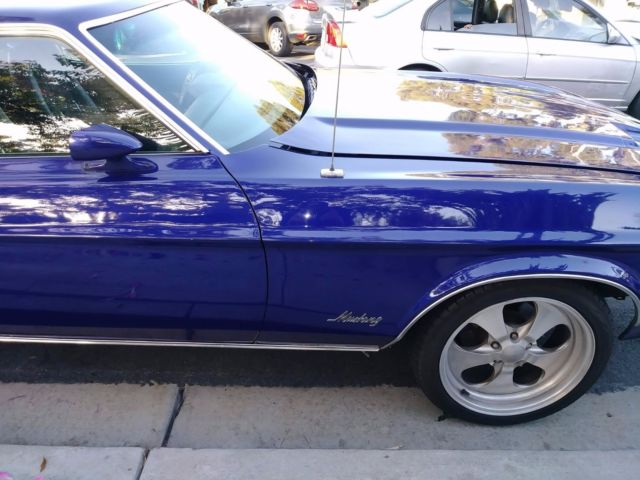 1973 Blue Ford Mustang Hatchback