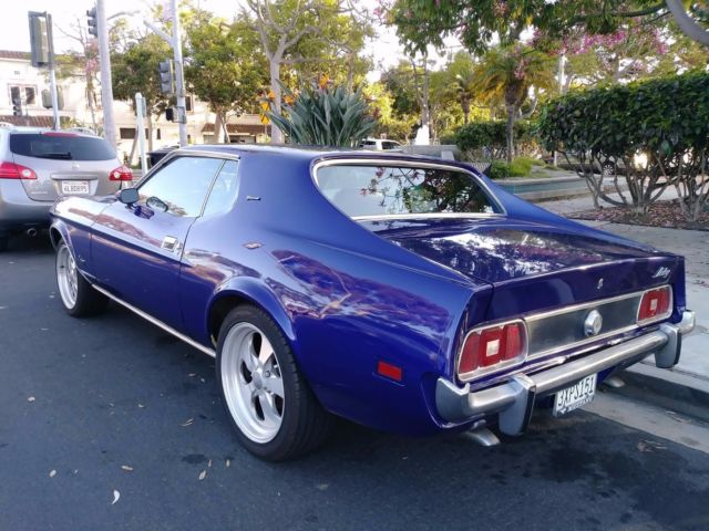 1973 Blue Ford Mustang Hatchback