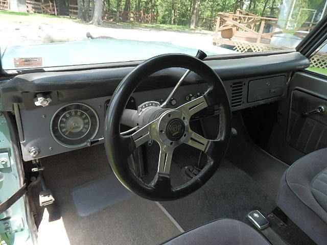 1973 Blue Ford Bronco SUV