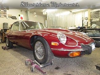1973 Burgundy Jaguar XK Coupe