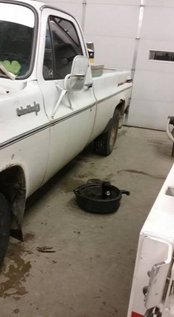 1973 White Chevrolet C/K Pickup 2500 Single cab long box