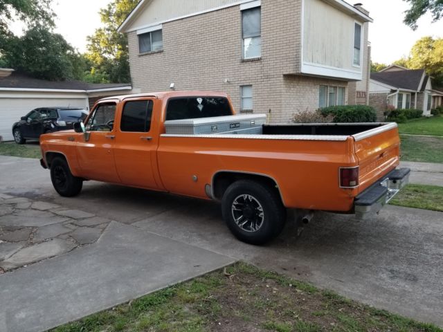 1973 Orange Chevrolet Other Pickups Extended Crew Cab Pickup