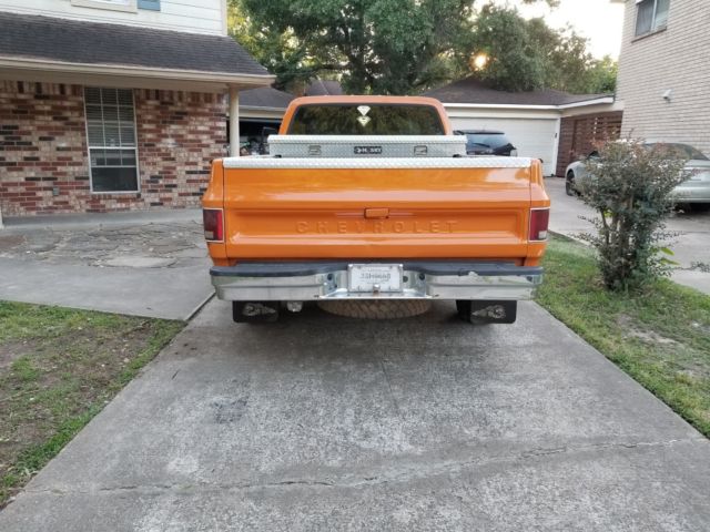 1973 Orange Chevrolet Other Pickups Extended Crew Cab Pickup