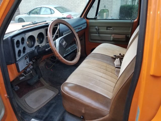1973 Orange Chevrolet Other Pickups Extended Crew Cab Pickup