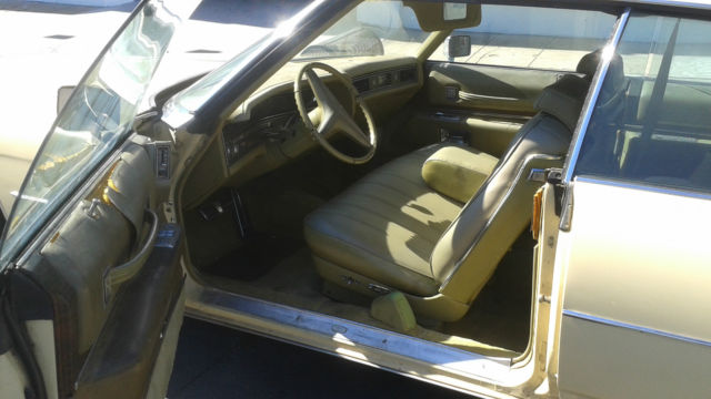 1973 Yellow Cadillac DeVille Hardtop