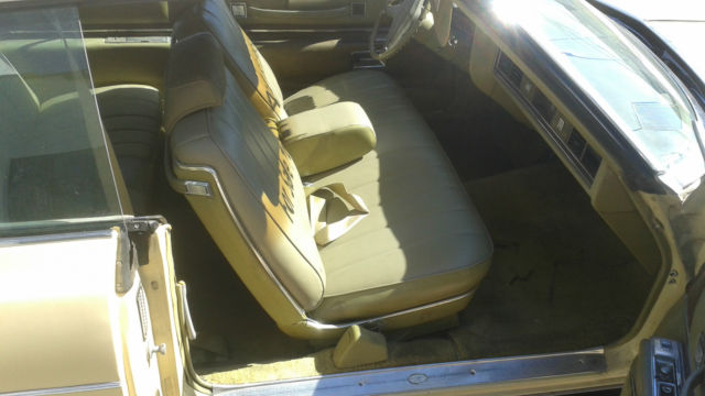 1973 Yellow Cadillac DeVille Hardtop