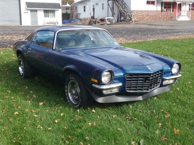 1973 Blue Chevrolet Camaro Coupe