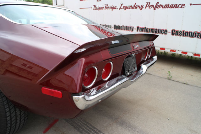1973 Burgundy Chevrolet Camaro coupe