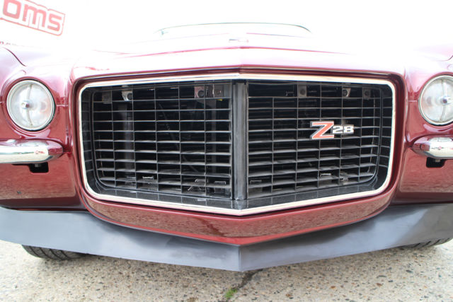 1973 Burgundy Chevrolet Camaro coupe