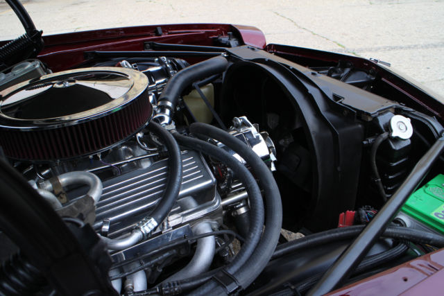 1973 Burgundy Chevrolet Camaro coupe