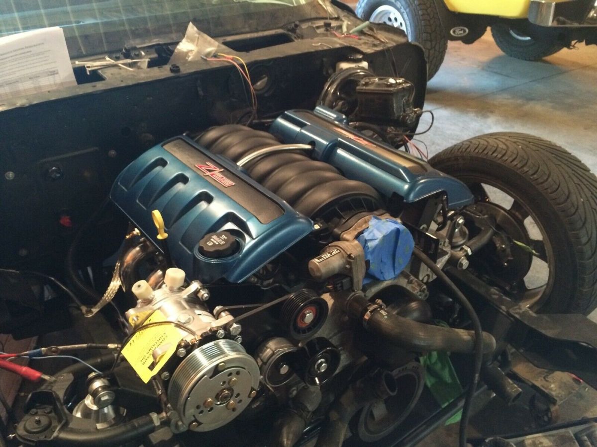 1973 Blue Chevrolet Camaro Coupe