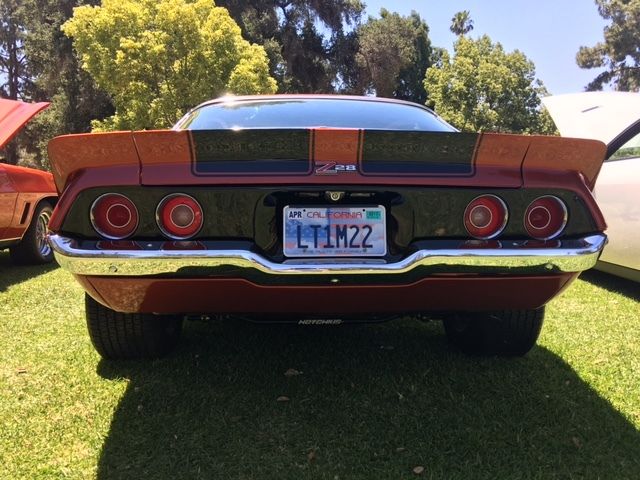 1973 COPPER/ORANGE Chevrolet Camaro Coupe