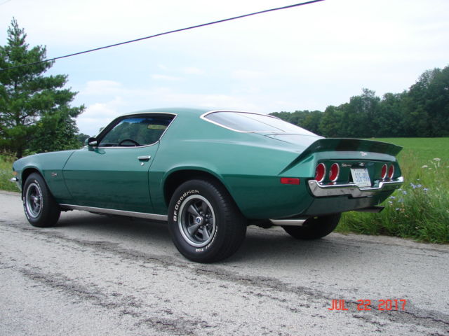 1973 Green Chevrolet Camaro Coupe