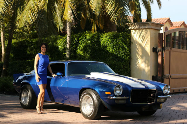 1973 Blue Chevrolet Camaro Coupe