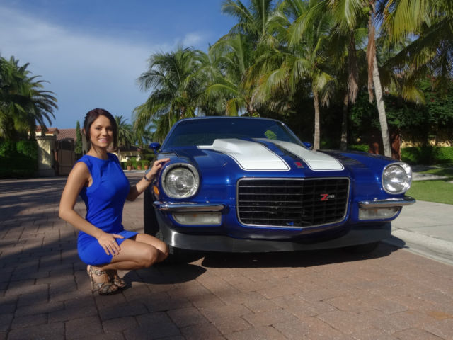 1973 Blue Chevrolet Camaro Coupe