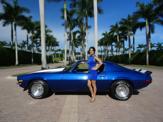 1973 Blue Chevrolet Camaro Coupe