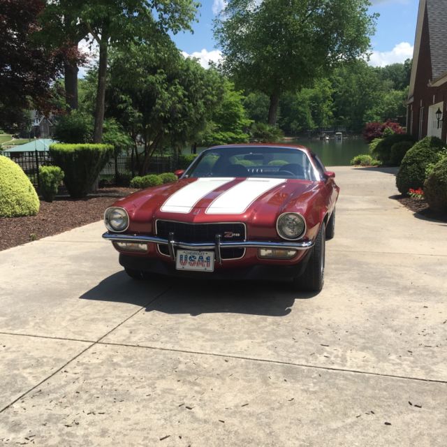 1973 Dark Red Chevrolet Camaro Coupe