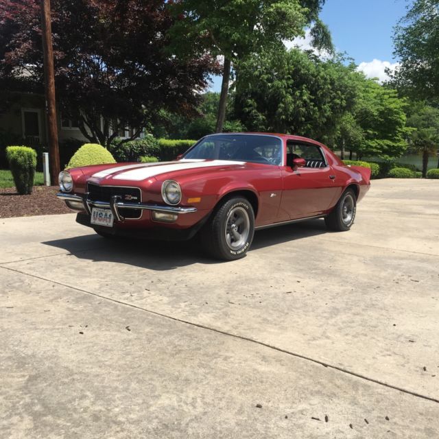 1973 Dark Red Chevrolet Camaro Coupe