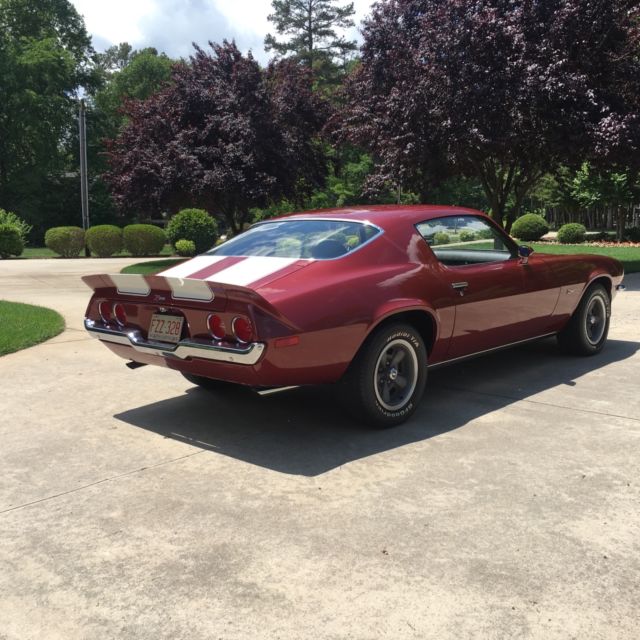 1973 Dark Red Chevrolet Camaro Coupe