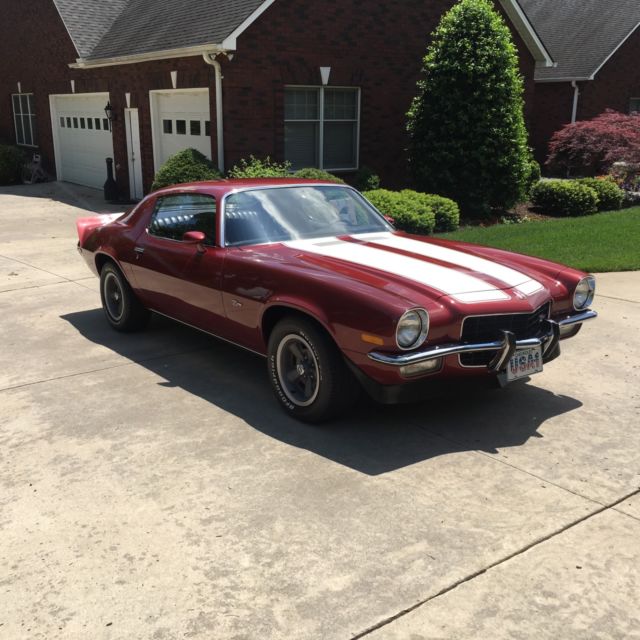 1973 Dark Red Chevrolet Camaro Coupe