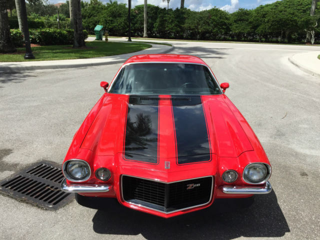 1973 Red Chevrolet Camaro Coupe