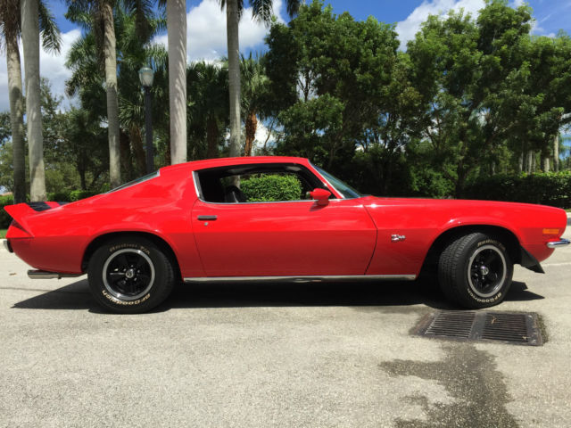 1973 Red Chevrolet Camaro Coupe