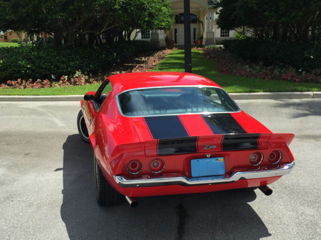 1973 Red Chevrolet Camaro Coupe