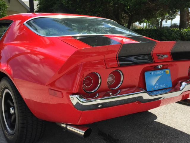 1973 Red Chevrolet Camaro Coupe