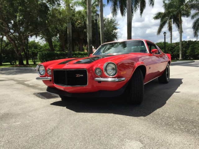1973 Red Chevrolet Camaro Coupe