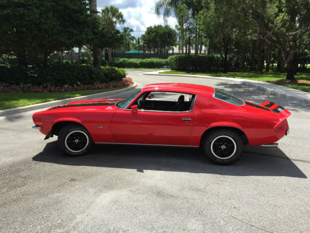 1973 Red Chevrolet Camaro Coupe