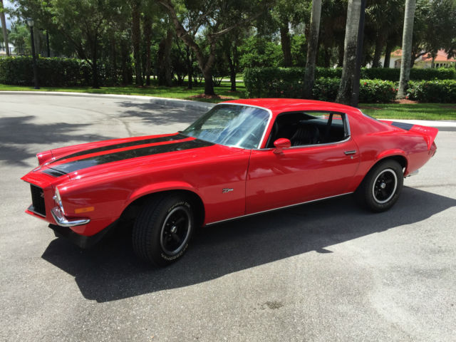 1973 Red Chevrolet Camaro Coupe